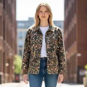 Vintage Cotton Duck Camouflage Jacket